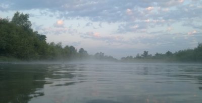 Рыбалка на реке Сирет