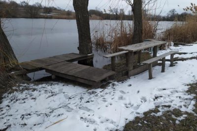 Рыбалка на ставке в с. Красноселье