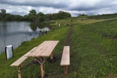 Рыбалка на ставке в с. Красноселье