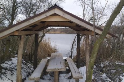 Рыбалка на ставке в с. Красноселье