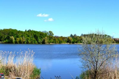 Рыбалка на ставке в селе Поселяновка