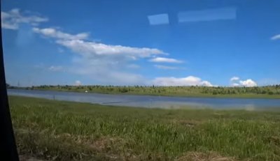 Рибалка на водоймі у с. Бортники