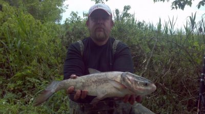 Рыбалка на водоеме в селе Лемещино 