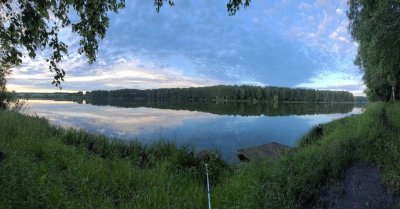 Рыбалка на водоеме в селе Дорофеевка