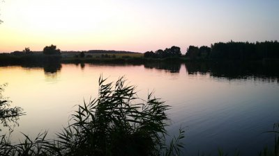 Рыбалка на водоеме в селе Дорофеевка