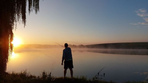 Риболовля на спортивній водоймі «Winfish» у  селі Киданці, Тернопільска обл