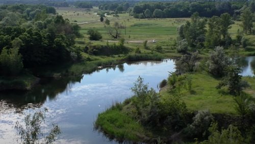 Карьер в с. Тишки в Полтавской области