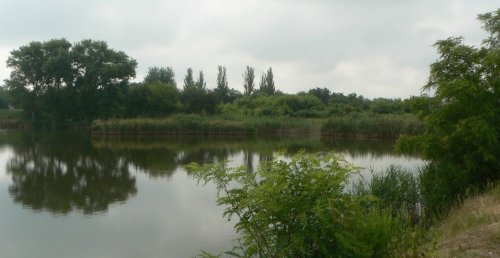 Риболовля у селі Очеретувате в Запорізькій області