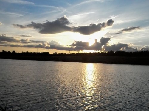 Рибалка у селі Ударник