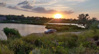 Рыбалка на озере Аква-Сити в Одесской области
