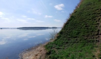 Рыбалка на водохранилище в с. Хренники Ровенской области