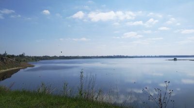 Рыбалка на водохранилище в с. Хренники Ровенской области