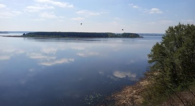 Рыбалка на водохранилище в с. Хренники Ровенской области