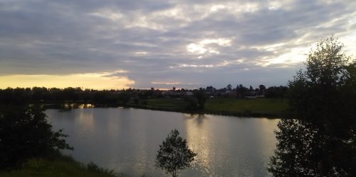 Рибалка біля села Токарі Сумської області