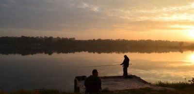 Рибалка на озері Крута Балка