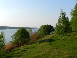 Травянское водохранилище в Харьковской области