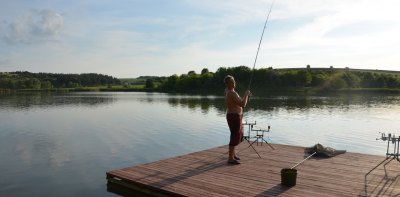 Рибалка на водоймі Хутір