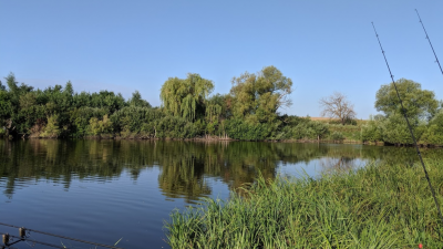 Рибалка на водоймі Хутір