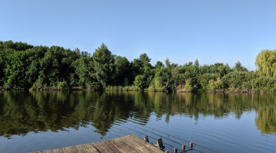 Рибалка на водоймі Хутір