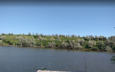 Рыбалка на водоеме в  селе Мирном