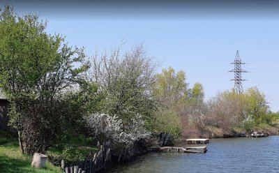 Рыбалка на водоеме в  селе Мирном