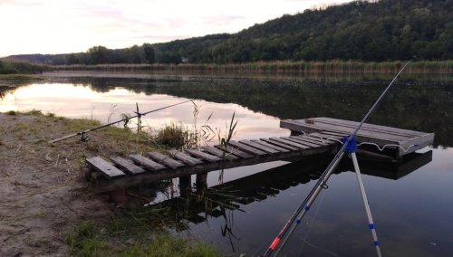 Рыбалка на озере Качатник в Черкасской области