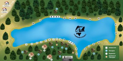 Рыбалка на озере Рыбацкая стрелка