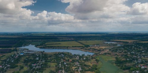 Рибалка на ставку с. Вільне Дніпропетровської області