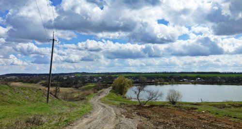 Рибалка на ставку с. Вільне Дніпропетровської області