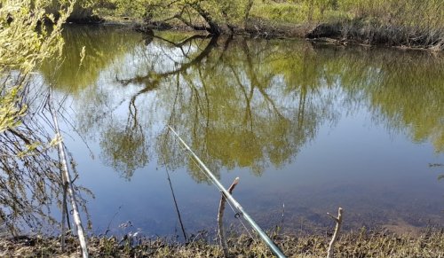 Рибалка на річці Луга у Волинській області