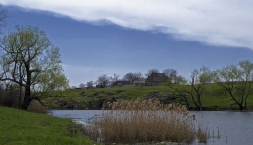 Рибалка біля села Сергіївка у Дніпропетровській області