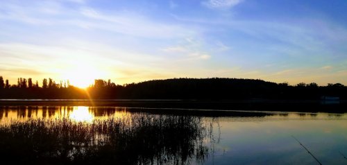 Рибалка в селі Чкалівка Дніпропетровської області