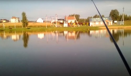 Рибалка в селі Гришине Донецької області