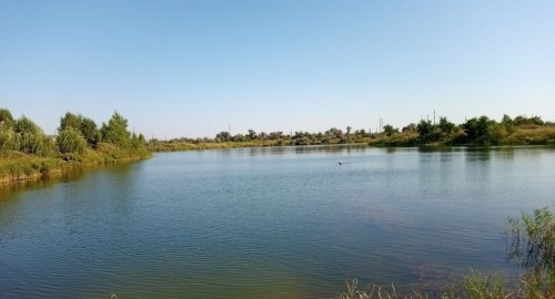 Риболовля в селі Кіровське 