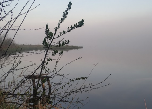 Рибалка в селі Мала П'ятигірка Житомирської області