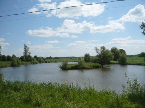 Рибалка у селі Підберез'я Волинської області