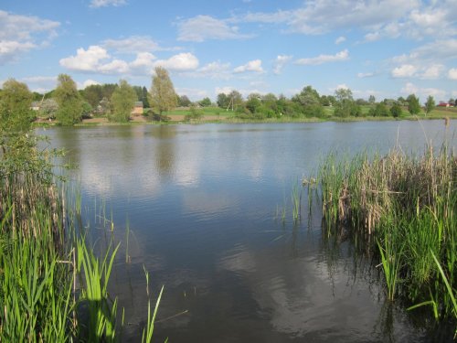 Рибалка у селі Підберез'я Волинської області