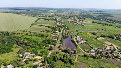 Рибалка на ставці у селі Стара Осота