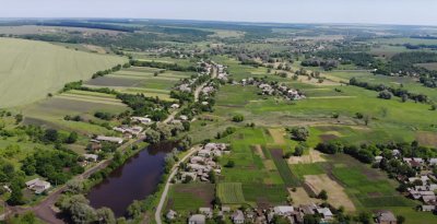 Рибалка на ставці у селі Стара Осота