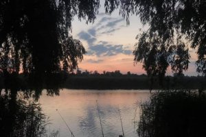 Водоем в с. Ставы Киевской области-2