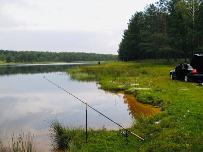 Рибалка на Озері Плитниця