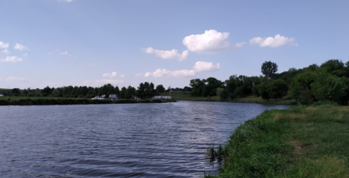 Озеро в селі Новостав Волинської області