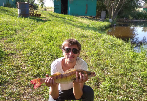 Риболовля на ставку біля села Михайлівка Запорізької області