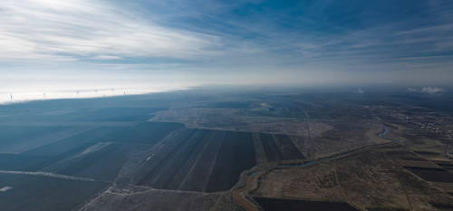 Рибалка на ставку поблизу села Кримка  у Запорізької області