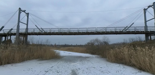 Рибалка на ставку поблизу села Кримка  у Запорізької області