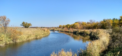 Риболовля на р. Верхня терса у с. Тимошівка Запорізької області