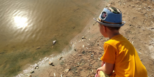 Риболовля на р. Верхня терса у с. Тимошівка Запорізької області