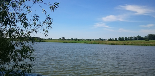 Рибалка на річці Гуйва у Житомирській області