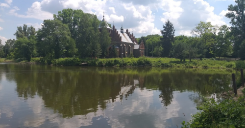 Рибалка на річці Гуйва у Житомирській області