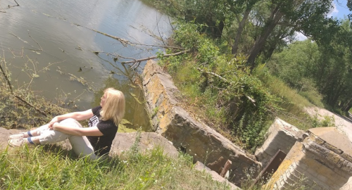 Рибалка на річці Гуйва у Житомирській області